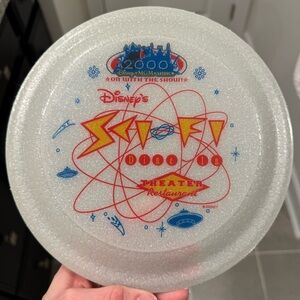 Vintage Disney Parks Sci-Fi Dine-In Theater Restaurant Frisbee 2000 Glows (B)